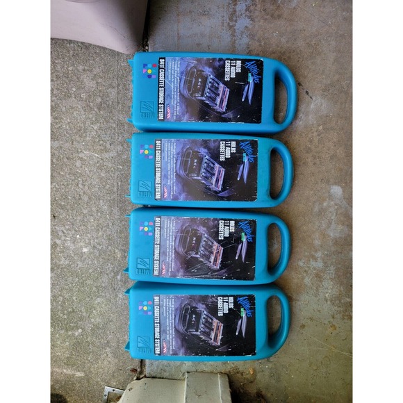 4 Vintage 80s 90s Retro Caboodles Metro Large Oval Travel CASSETTE HOLDERS Cases - Picture 2 of 10